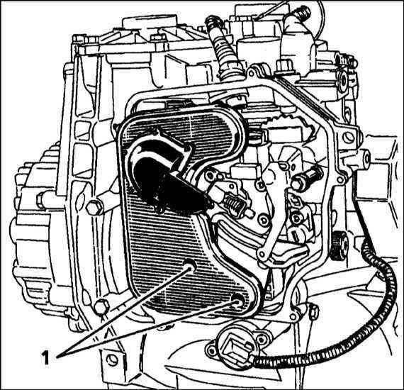 Устройство, обслуживание, ремонт Renault Megane, Scenic c 1996 г. -Замена фильтра трaнcмиссионной жидкости