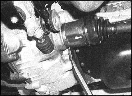 Ремонт и эксплуатация автомобиля Skoda Felicia с 1994 г. -Снятие и установка приводных валов