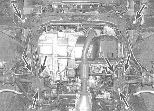 Устройство, обслуживание и ремонт Honda Accord -Снятие и установка 4-ступенчатой и автоматической трaнcмиссии (АТ)